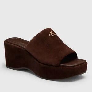 Coach Maple Phoebe Sue Platform Sandals - Maple (Light Brown)